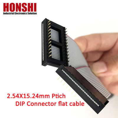 IDC Male Connector 6 8 10 12 14 16 18 26 40 Pin 2,54 mm Pitch Dip Flat Ribbon Cable
