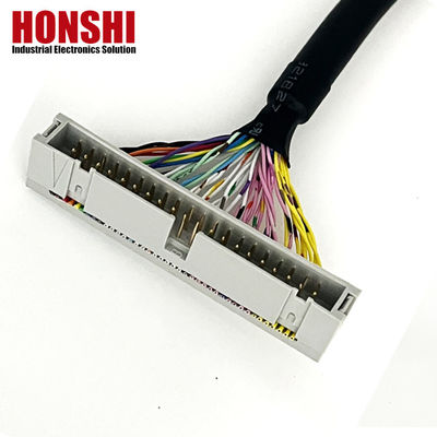 UL20276 Cable a nastro blindato 40P certificato PLC Connection IDC to Box Header Flat Cable