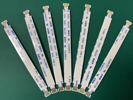 Materiale isolante cavo a nastro parallelo in PET 1 mm 1,25 mm passo cavo FFC personalizzato