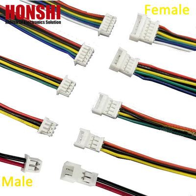Assemblaggio del cablaggio terminale filo elettronico maschio e femmina filo elettronico 1,25 mm di passo