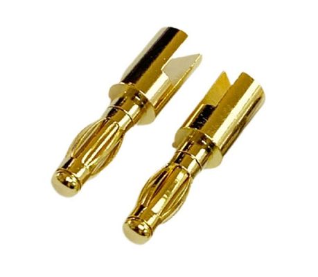Taglia personalizzata 4mm maschio Banana Plug connettore con oro e tela a filo garantito