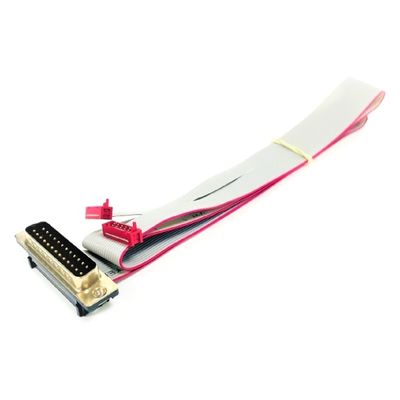 8 pin 10 pin maschio Flat Cable Assembly IDC Cable Ribbon Red Micro Match Connector