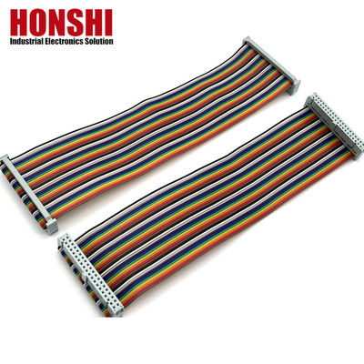 2.54mm IDC a IDC Cable elettrico piatto 40 pin multicolore per automobili