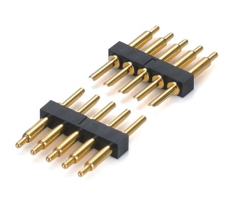 2.0mm Pitch H2.5mm Male Pogo Pin Connector per PCB a doppia fila 20pin Straight Dip