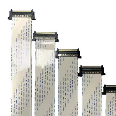 Acciaio in rame placcato in oro Lvds Flat Flex Cable Airbag Vw 41pin Custom 20cm FFC Cables