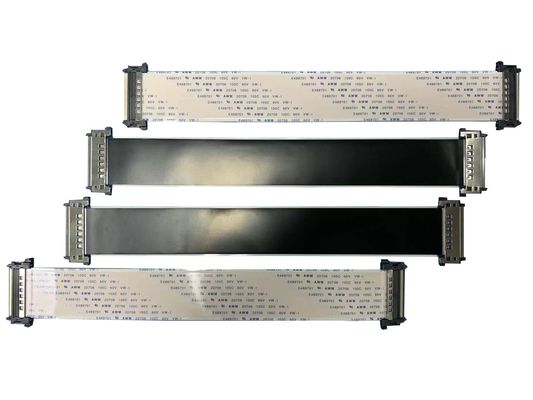 Acciaio in rame placcato in oro Lvds Flat Flex Cable Airbag Vw 41pin Custom 20cm FFC Cables