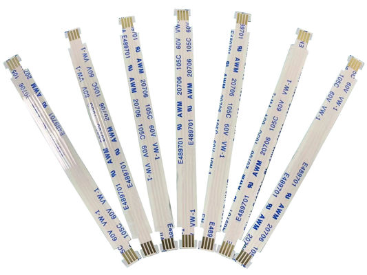 Cable piatto elettronico FFC personalizzato Awm 20706 20624 20798 105c 60v Vw-1 80c 60v
