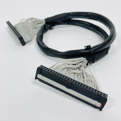 Cable a nastro piatto per automobili IDC 2,54 mm Materiale di isolamento di passo PVC poliestere