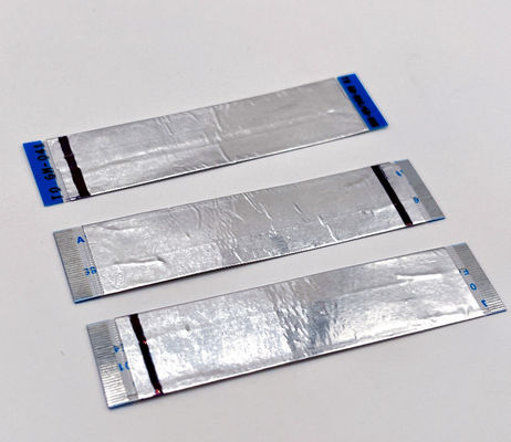 Cavo elettronico piatto flessibile con 8 perni placcato in oro 1,25 mm 10 cm Ffc Cable UL20624 80C 60V