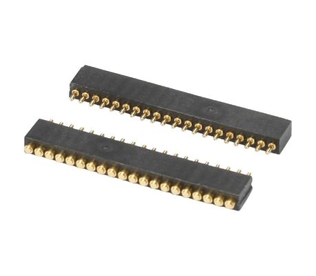 1.27mm H3.8mm Pogo Pin Connector ottone C6801 Materiale 12 Pin Connector con precisione