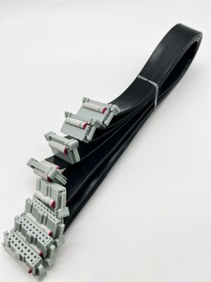 Cable a nastro in PVC piatto a 16 pin IDC con connettore a passo di 2,54 mm di lunghezza personalizzata