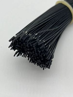 2.54mm Pitch 4 Pin Dupont Cable Assembly UL1007 24awg Nero Lunghezza personalizzata