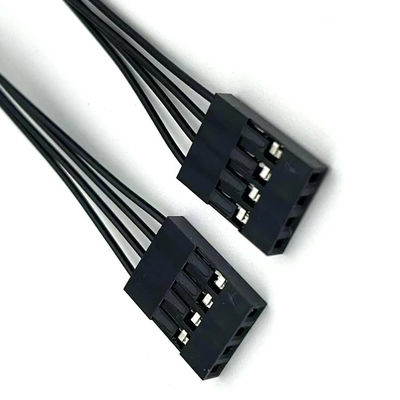 Lungozza personalizzata Arnesi elettrici Dupont 4 pin a JST SH 1.0 4 pin connettore