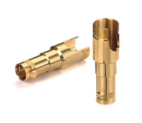 Pini in ottone CNC personalizzati con presa di contatto per carica elettrica ad alta tensione