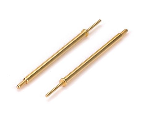 Pini connesso meccanizzato 2.0x18.5mm Pini terminali dorati Pini di contatto in ottone