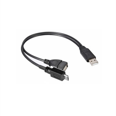 USB 2.0 Splitter da maschio a femmina Micro B Cable USB C Placcato in oro per telefoni cellulari