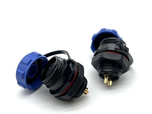 Connettori a filo circolare impermeabili IP67 tipo DIN 2 3 4 5 6 8 10 12 pin