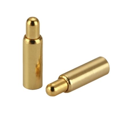 Nebbia di sale 72H Pogo pin in ottone placcato in oro per ODM 6.0mm alta corrente standard DIN