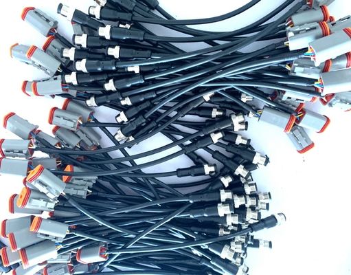 Arnesi di cablaggio per automobili personalizzati 24 pin per connessioni di fili 24 - 32AWG