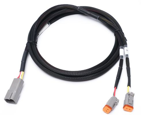Arnesi di cablaggio per automobili personalizzati 24 pin per connessioni di fili 24 - 32AWG