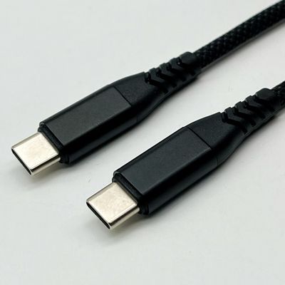1m Assetto di cavi USB neri UL2725 28Awg per la sincronizzazione e la ricarica rapida dei dati