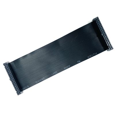 Cable piatto nero da 2,54 mm su misura 6 pin - 64 pin IDC Flat Ribbon Cable Assembly