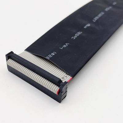 Cable piatto nero da 2,54 mm su misura 6 pin - 64 pin IDC Flat Ribbon Cable Assembly