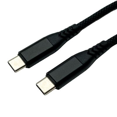 Cavo USB UL2725 nero tipo C USB 2.0 Un connettore maschile con placcaggio dorato