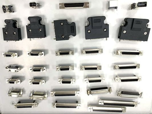 SCSI Connector 14 20 26 36 50pin Solder Maschio SCSI Connector con viti Tipo