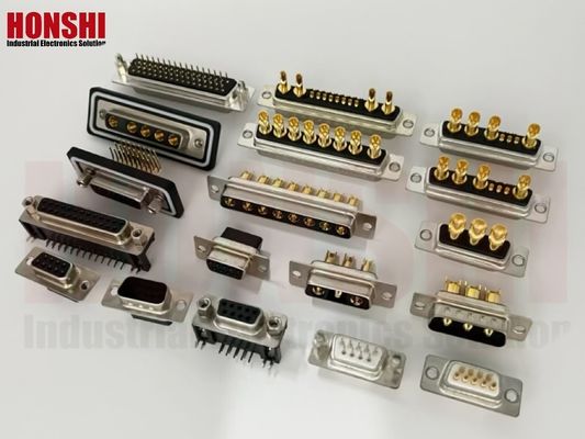 3V3 30A Subconnettore maschio D di tipo saldatore con materiale di contatto placcato oro di ottone