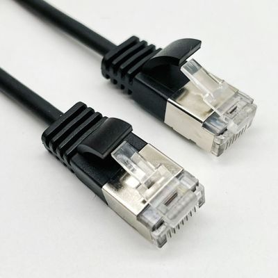 0.5m - 20m Cavo Ethernet RJ45 Nero Cavo rotondo Cat7 Patch personalizzato