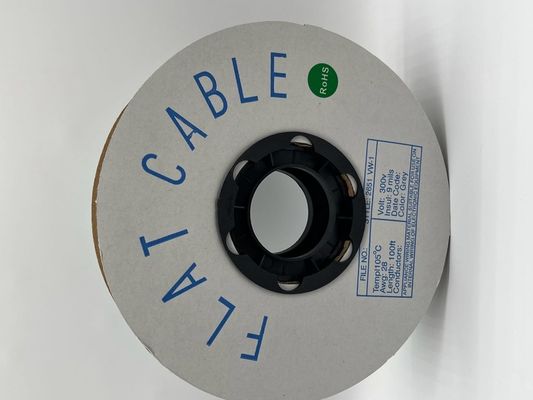 4 pin - 64 pin Cable piatto personalizzato Pitch grigio 1,27 mm Cable a nastro 76,5 M/roll