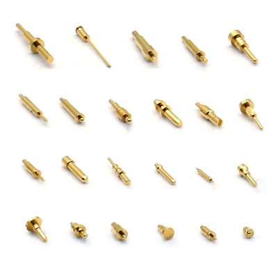 10.65mm Pin di ottone a molla SMT Tipo Pogo Placcato in oro Per connessioni a temperatura
