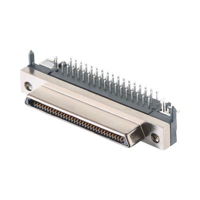 Materiale della conchiglia in lega di zinco 68 pin SCSI Connector Solder Tipo VHDCI HPCN Maschio