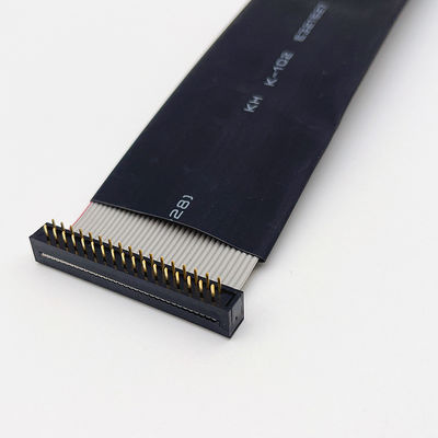 Assemblaggio di cavi piatti a nastro IDC UL2651 28AWG con conduttore di filo di rame stagnato