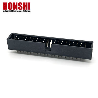 2.54mm Box Header Connector H8.8 40P connessione elettrica dorata a doppia fila