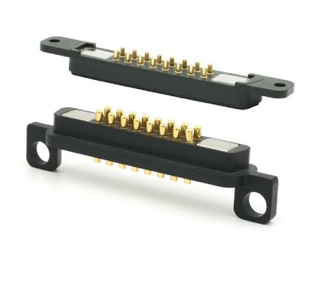 4p Magnetico Pogo Pin attraverso i fori Collegatori a molla connesse impermeabili