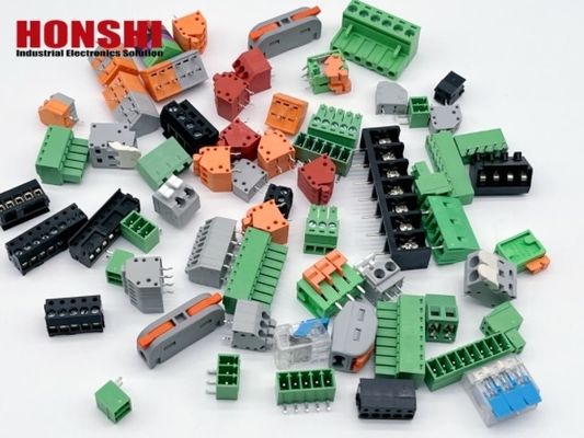 2.5mm 3.5mm Connettore di blocco terminale senza vite PCB Spring Terminal Blocks