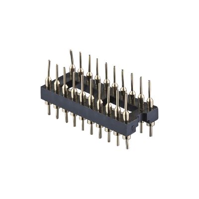 Capo di pin rotondo meccanizzato SMT Tipo PCB H3.0mm 6 pin - 64 pin Socket IC