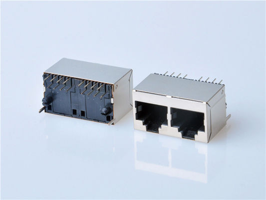 8p8c RJ45 connettore Ethernet 1x1 porte femminile RJ45 Jack senza magneti
