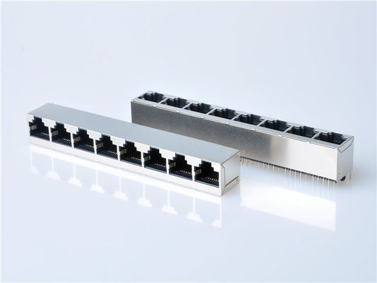 8p8c RJ45 connettore Ethernet 1x1 porte femminile RJ45 Jack senza magneti