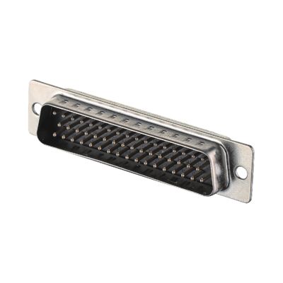 2 - 64 Pin Power D Sub Male Connector 3W3 Nero / Blu Solder Tipo Dip Brass