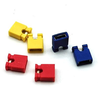 Mini Jumper Connector Board per l'automobile Femminile Socket 1.27mm 2mm 2.54mm Pitch Nero Rosso Giallo con Ni Plating