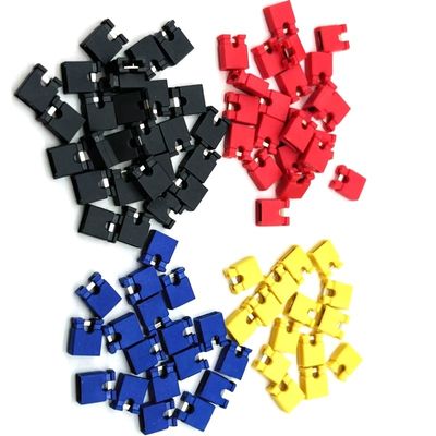 Mini Jumper Connector Board per l'automobile Femminile Socket 1.27mm 2mm 2.54mm Pitch Nero Rosso Giallo con Ni Plating