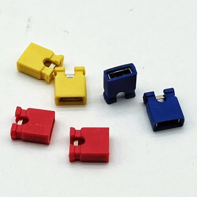 3A-5A 2.54mm Pitch Mini Jumper Altezza 6.0mm Rosso Blu Giallo Nero con tappo a forma aperta
