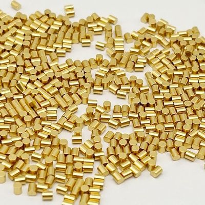 Custom 0.02mm Diametro 10u' 'Oro Placcato Pini di ottone Contatti molle per maschi Genere E Nebbia di sale 72H