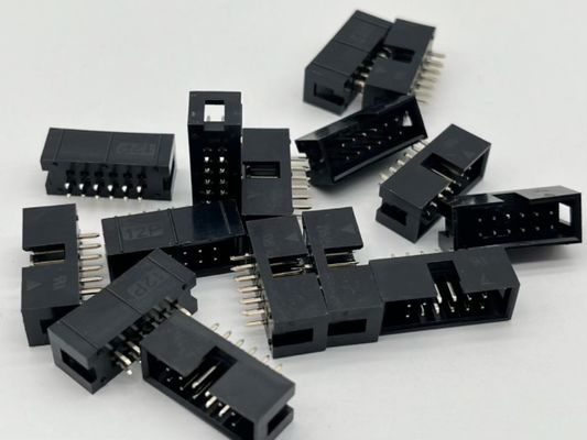 Connettore di intestazione della scatola ad angolo destro DIP PCB DC3 12 pin Intestazioni 2.54mm Pitch