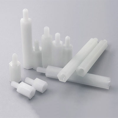 Stagno in plastica rotonda di nylon bianco per il montaggio attraverso buchi su schede di circuiti stampati