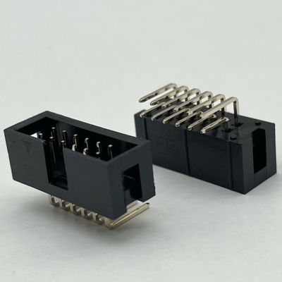 Connettore di intestazione della scatola ad angolo destro DIP PCB DC3 12 pin Intestazioni 2.54mm Pitch