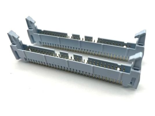 Connettore di cavo a tavola con testa di chiusura 2,54 mm con passo retto 64 pin IDC connessione maschile